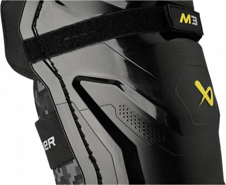 Actual product image Bauer Supreme M3 SR hockey shin guards (15"/38cm)