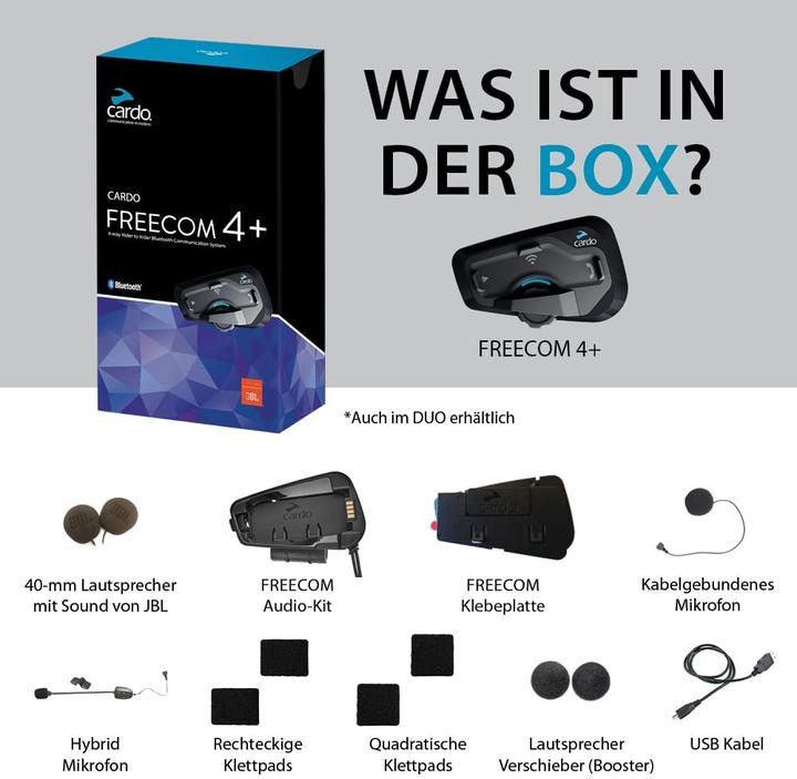 Immagine prodotto Cardo Freecom 4+ JBL (Set di 2)