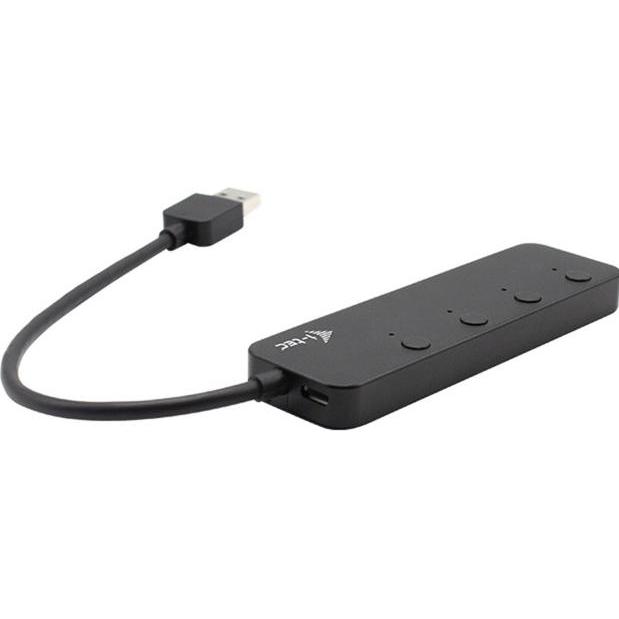 Thumbnail - i-tec Metal Hub 4 Port (USB-A, 4 Ports), Dockingstation + USB Hub, Schwarz