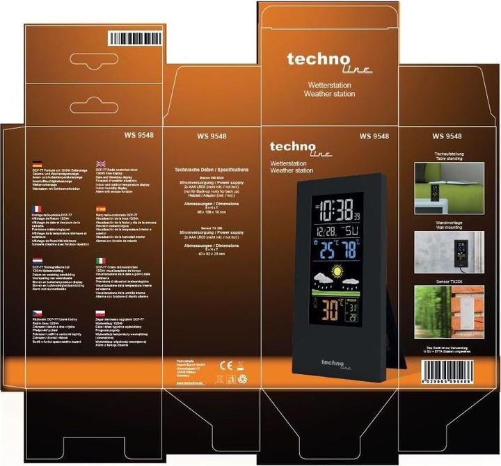 Actual product image Technoline Weather station WS9548