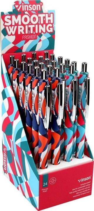 Actual product image Easy Automatischer Kugelschreiber. Fashion K38 blau (24 Stück) (Blue, 24x)