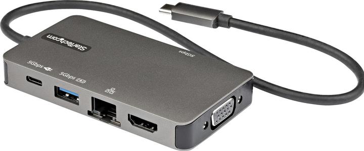 Image du produit StarTech Adaptateur multiport USB-C - USB-C vers HDMI ou VGA 1080p - Mini station d'accueil USB Type-C avec (USB-C, 6 ports)