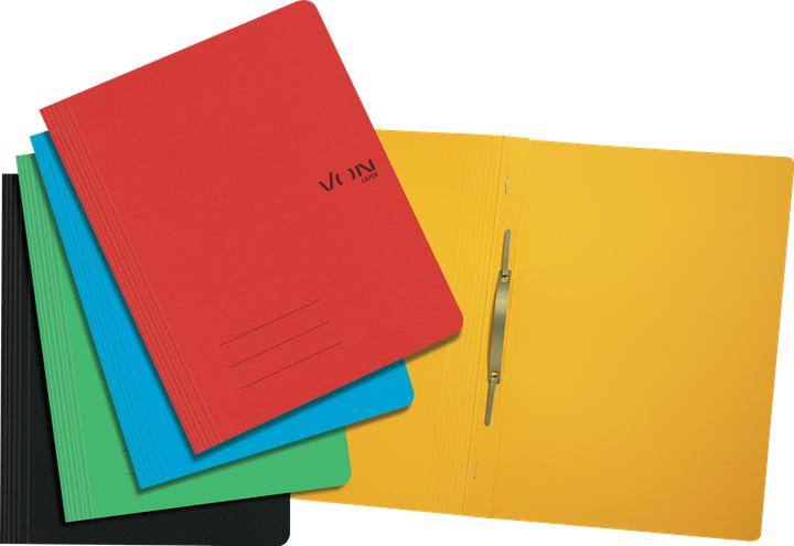 Produktbild von Schnellhefter mit Heftmechanik, A4, 5 Stück, Mehrfarbig (A4, 5 x)