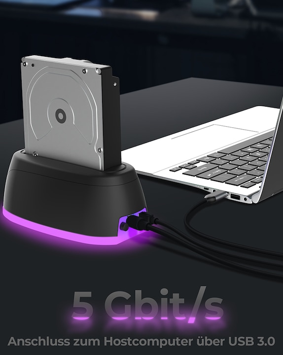 Produktbild RaidSonic ICY BOX Dockingsstation IB-1124L-C3 (3.5", 2.5")