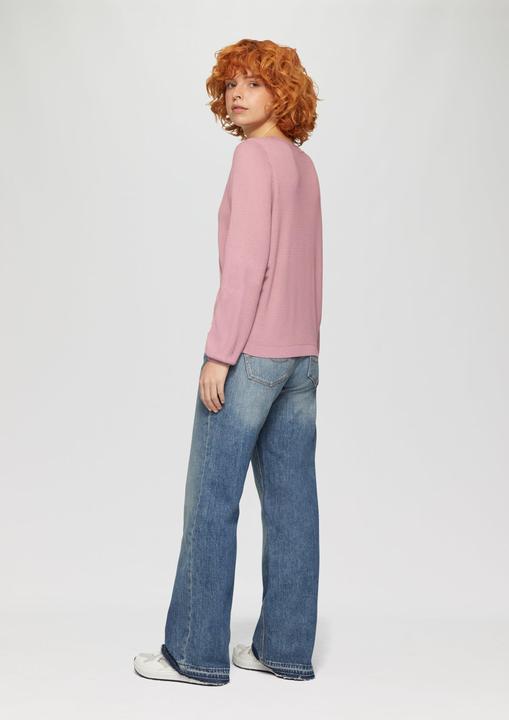 Produktbild S.Oliver Strickpullover Pullover aus Viskosemix mit Struktur (XXL)