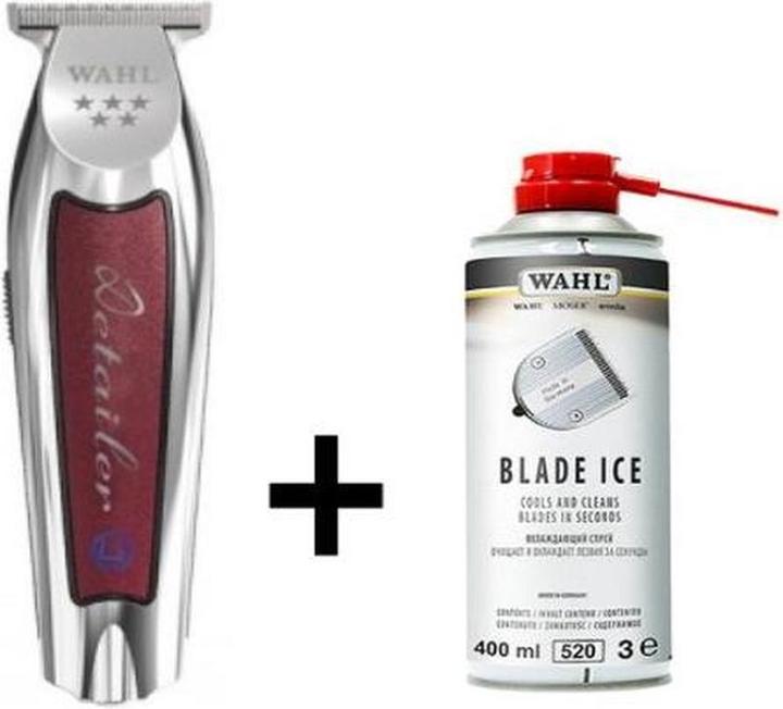 Produktbild Wahl Cordless Detailer Li Trimmer T-Wide + Blade Ice 400 Ml