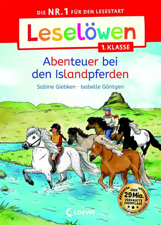 Produktbild Loewe Leselöwen 1. Klasse - Abenteuer bei den Islandpferden (Deutsch, Isabelle Göntgen, Sabine Giebken, 2024)