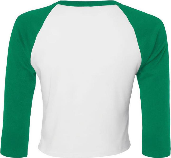 Immagine prodotto Bella Canvas Maglietta Corta Raglan Manica a 3/4 Donna (XL)