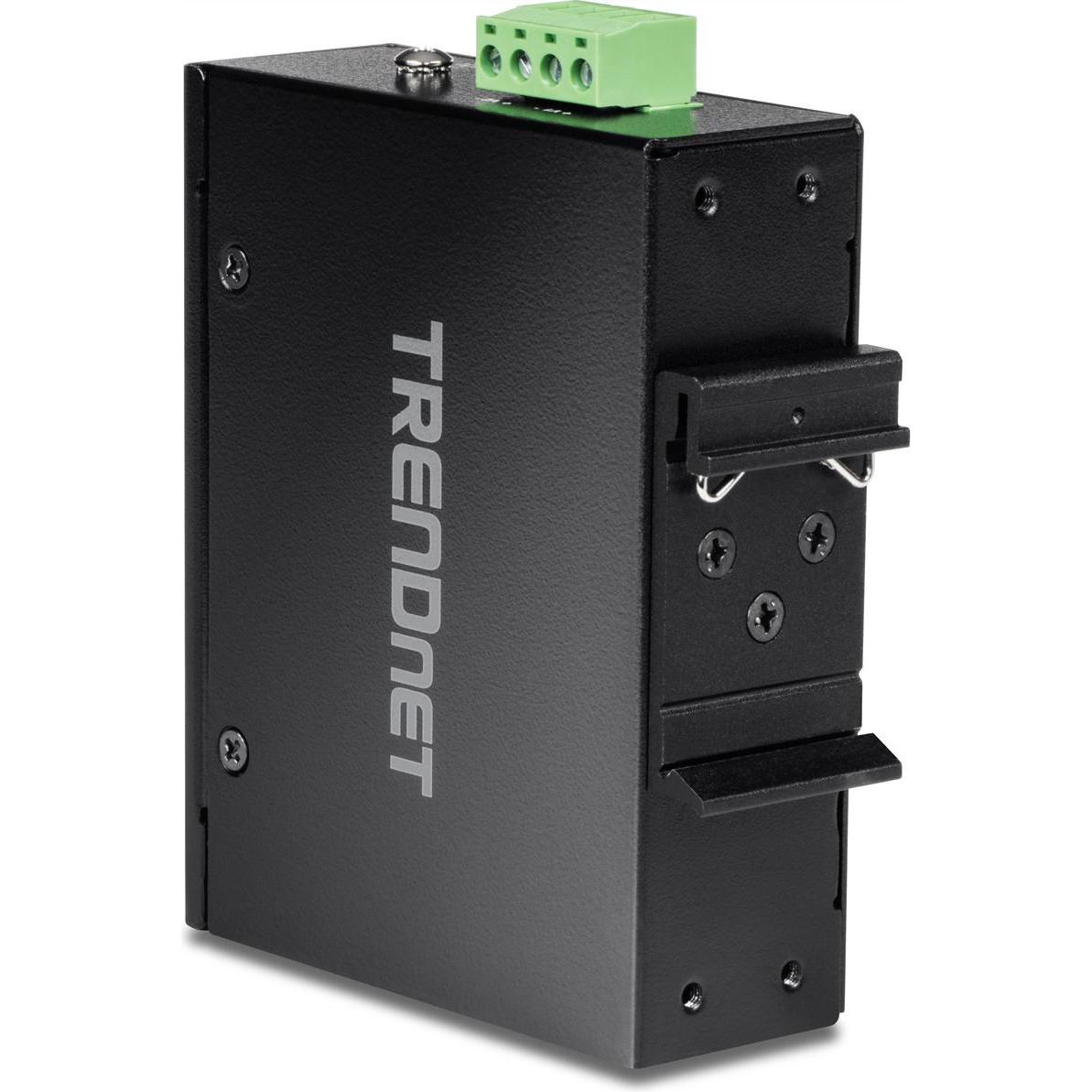 Thumbnail - Trendnet Industrial Ethernet (2 Ports), Netzwerk Switch, Schwarz