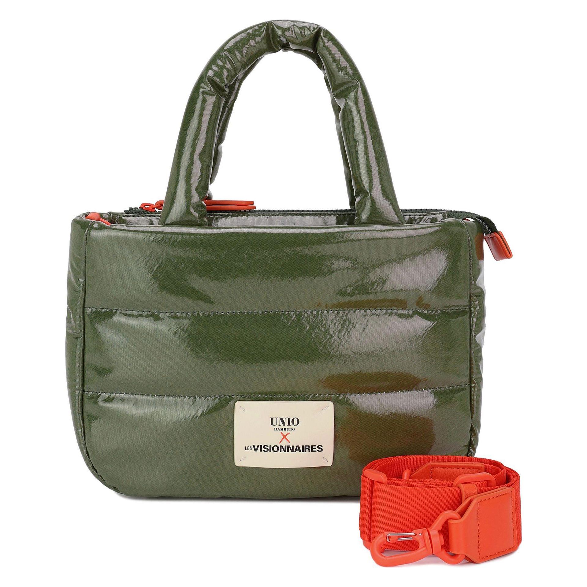 Les Visionnaires, Damen, Handtasche, Unio Cortina Schultertasche S 29 Cm, Grün