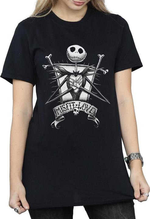 Immagine prodotto Disney Nightmare Before Christmas Misfit Love Maglietta Ampia Donna (L)