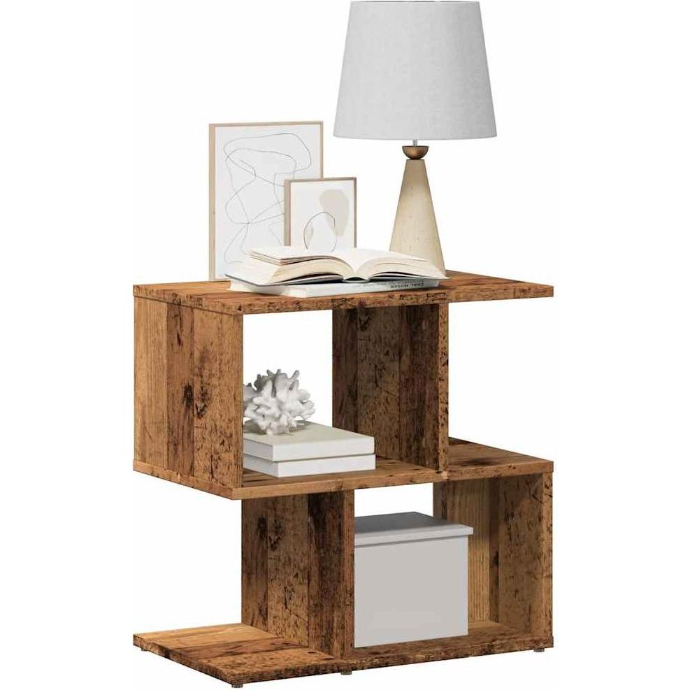 Thumbnail - VidaXL, Nachttisch, Nachttische 2 Stk. Altholz-Optik 50x30x51,5 cm Holzwerkstoff