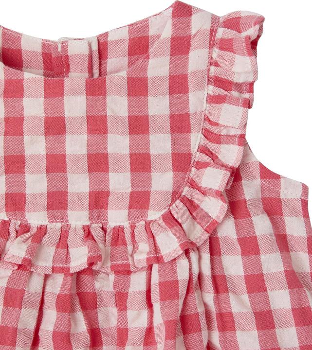 Actual product image Vertbaudet Baby-Set mit Vichykaro: Kleid & Slip (68)