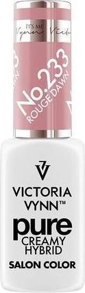 Actual product image Visconti Di Modrone VICTORIA VYNN Pure Creamy Hybrid 233 ROUGE DAWN 8ml (ROUGE DAWN, Gel-Effect Nail Polish)