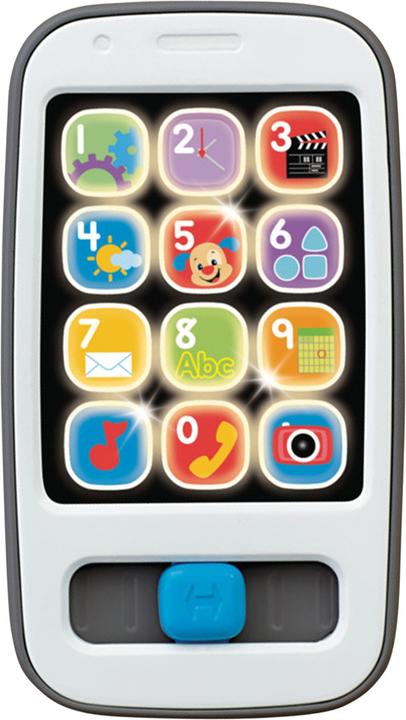 Fisher-Price Leerplezier smartphone muziekleerspeelgoed voor baby's, grijs, Duitse versie (Duits, 0.50 - 3 Jaren)