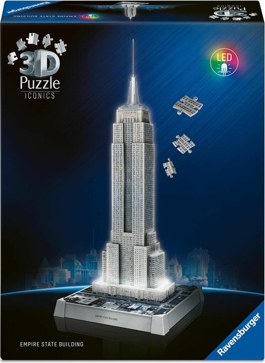 Productafbeelding Ravensburger 3D Iconen: Empire State Building - met licht (216 onderdelen)