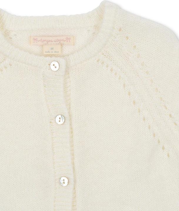 Produktbild Konges Slojd Minia RüschenCardigan Bright White (80)