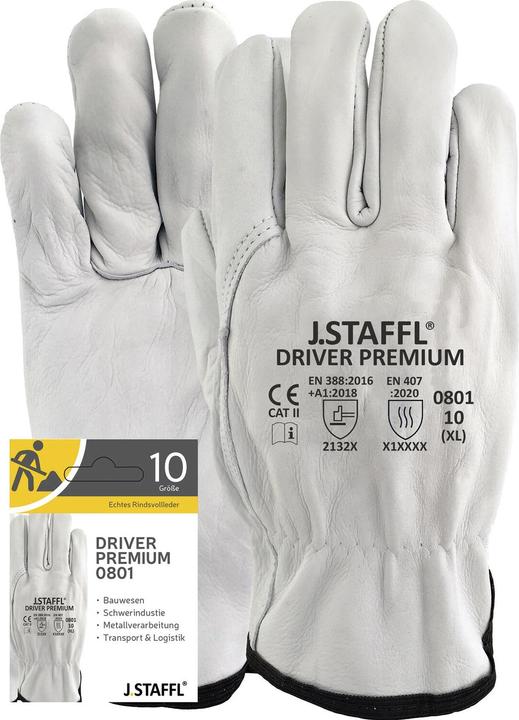 ATG STAFFL Arbeitshandschuh Driver Premium HCT Grösse 11 Rindsvollleder