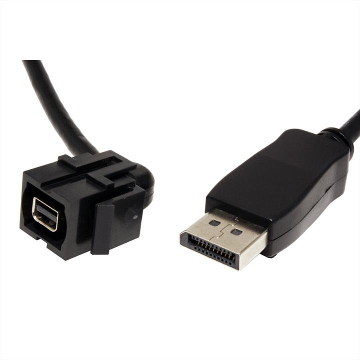 Image du produit Bachmann Keystone Mini DisplayPort/DisplayPort noir (0.50 m, DisplayPort)