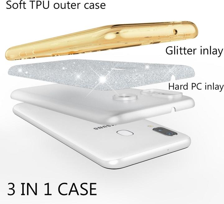 Produktbild Nalia Glitzer Hülle (Samsung Galaxy A40)