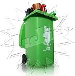 Actual product image Luckies Pen holder trash can