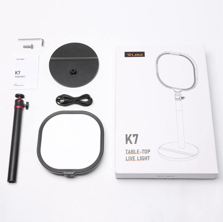 Actual product image Vijim K7 (Video light)