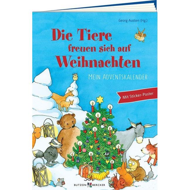 Die Tiere freuen sich auf Weihnachten, Kinderbücher von Georg Austen