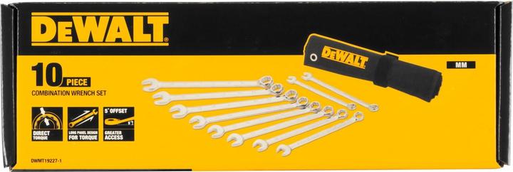 Produktbild DeWalt Dewa RingMaulschl Set metrisch 10tlg DWMT192271 (10 mm, 11 mm, 12 mm, 13 mm, 14 mm, 15 mm, 16 mm, 17 mm, 18 mm, 19 mm)