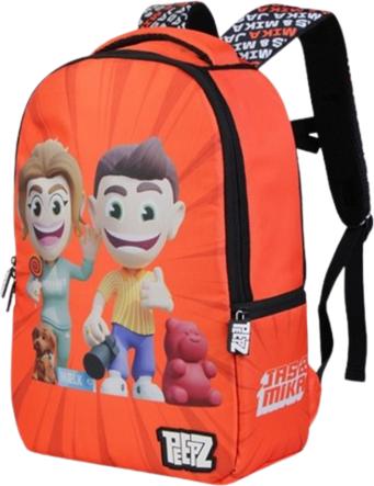 Firstgrade - Jas & Mika PEEPZ Backpack2.0 - Orange - 46 cm x 28.5 cm x 12.5 cm
