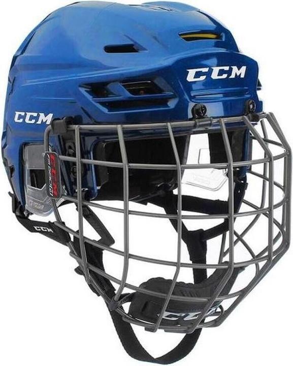 Actual product image CCM Tacks 310 hockey helmet with cage (S, Royal (Modra)) (S)