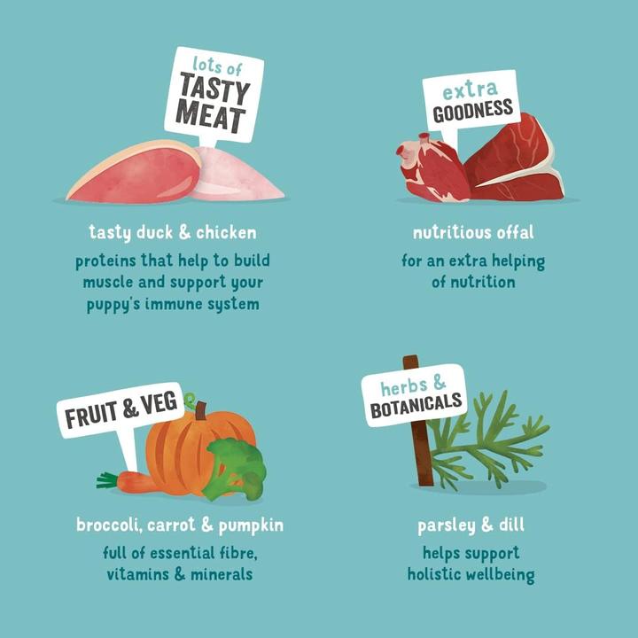 Produktbild Edgard & Cooper Hundefutter nass (Junior, 18 Stk., 5400 g)