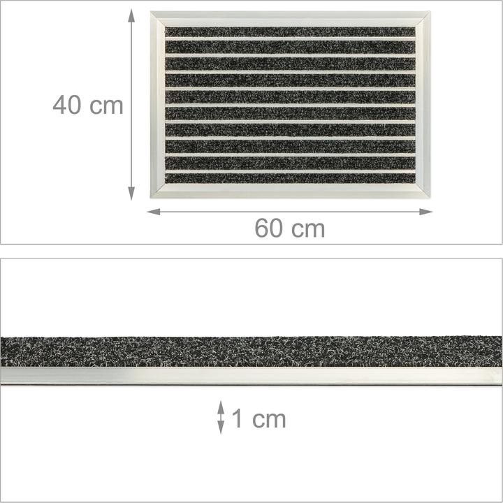 Produktbild Relaxdays Fussmatte (40 x 60 x 1 cm)