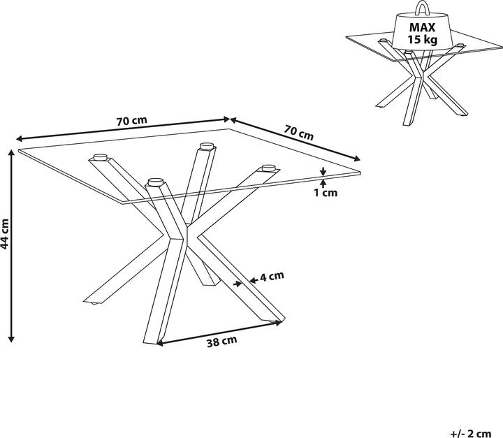 Image du produit Beliani Starlight