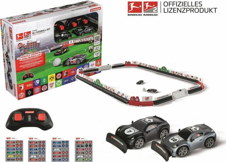 Carrera 2,4GHz RC Fussball Set Modell Bundesliga, Ferngesteuertes Auto