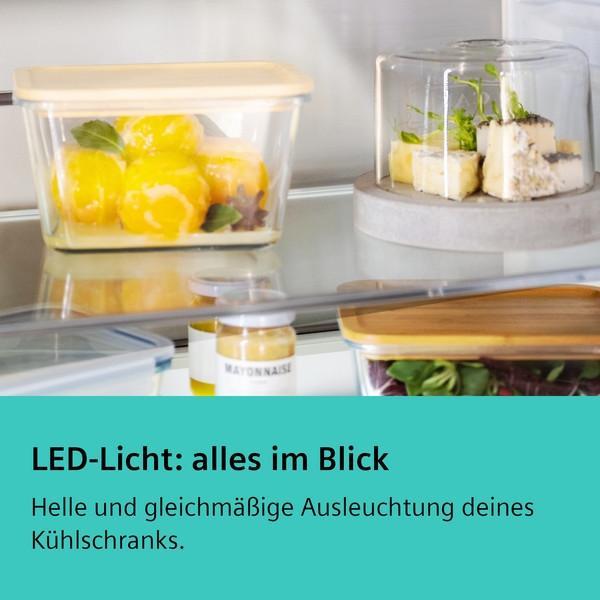 Produktbild Siemens KG49NVIBG, Freistehende Kühl-Gefrier-Kombination mit Gefrierbereich unten (440 l)