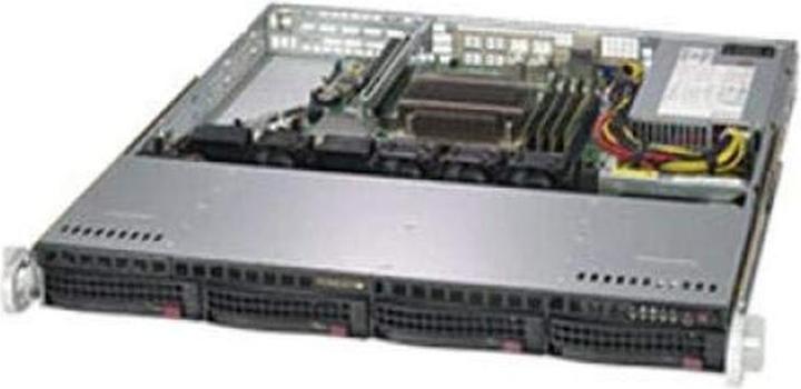 Produktbild Supermicro 1U BARE XEON E-2200 1XM.2 4X3.5 350W PLATINUM 2XGBE VGA IPMI