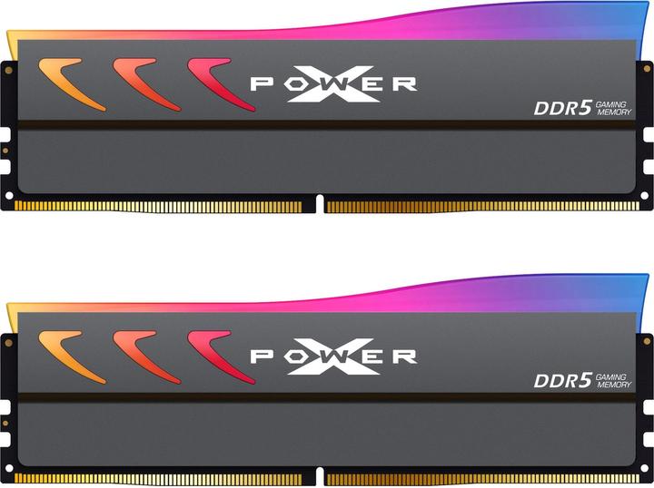 Immagine prodotto Silicon Power XPOWER Storm RGB Speichermodul 32 GB 2 x 16 GB DDR5 ECC (SP032GXLWU60CFDK) (2 x 16GB, 6000 MHz, RAM DDR5, DIMM)