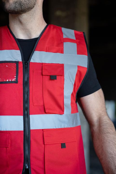 Produktbild Korntex Gefütterte Warnweste (XL)