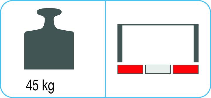 Produktbild Cinetto PS40 Schiebetürbeschlag linke Tür, Aussenfront frontbündig