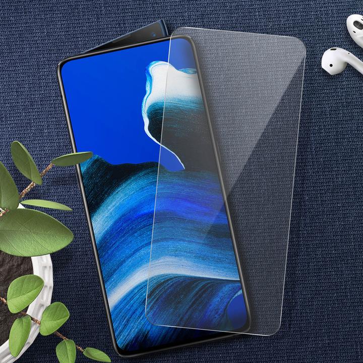 Actual product image Avizar Crystal clear film, glass screen protector (1 pcs., Oppo Reno 2)