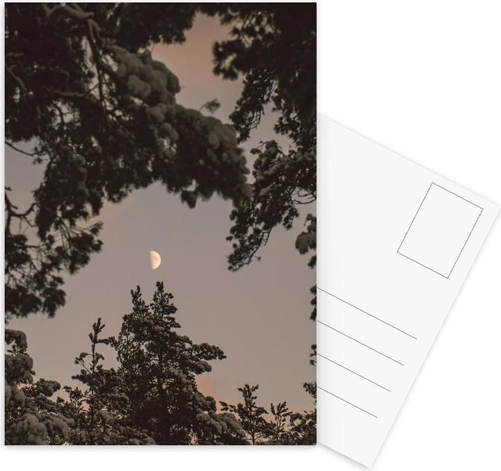 Immagine prodotto Juniqe La Luna - Alberi (3 pz.)