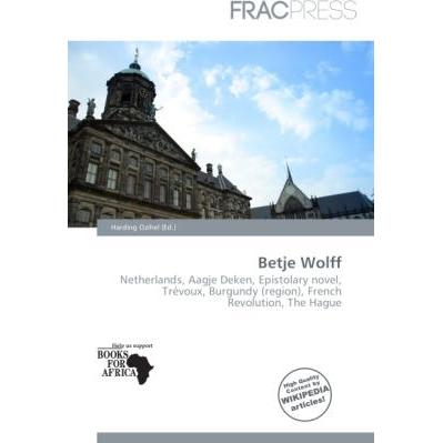 Betje Wolff, Fachbücher