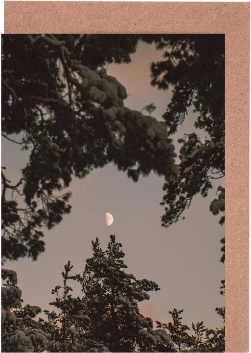 Immagine prodotto Juniqe La Luna - Alberi (3 pz.)