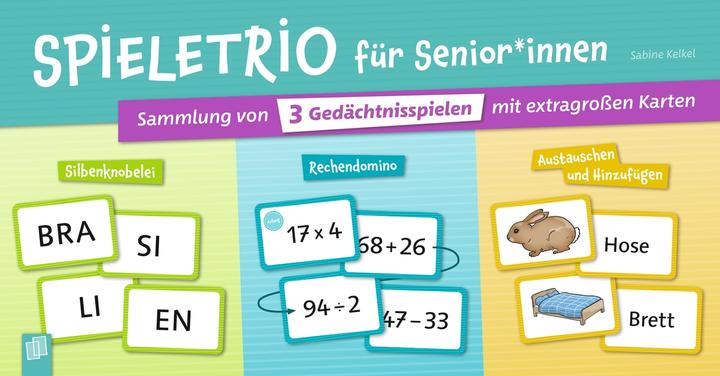 Produktbild Spieletrio für Senioren und Seniorinnen (Deutsch)