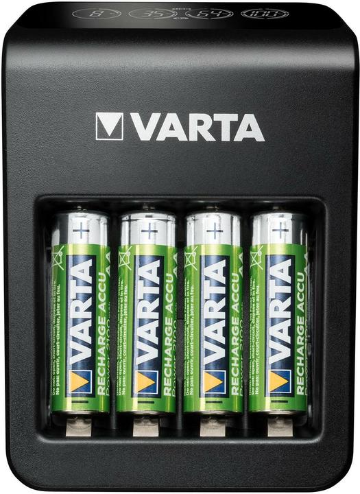 Immagine prodotto Varta Caricabatterie a spina LCD+ (1 pz., AA, 2100 mAh, Batteria + Caricabatterie)