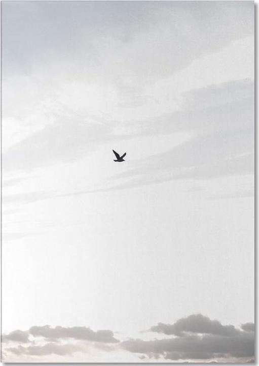 Actual product image Juniqe Flying High - Skies & Clouds (A5, Plain)