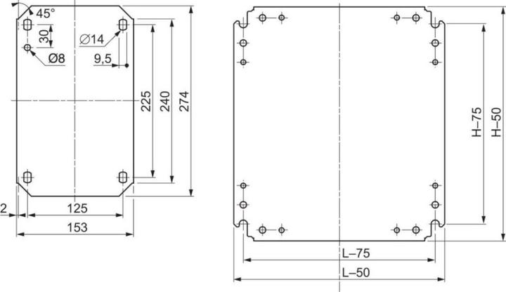 Actual product image Schneider Electric Mounting plate