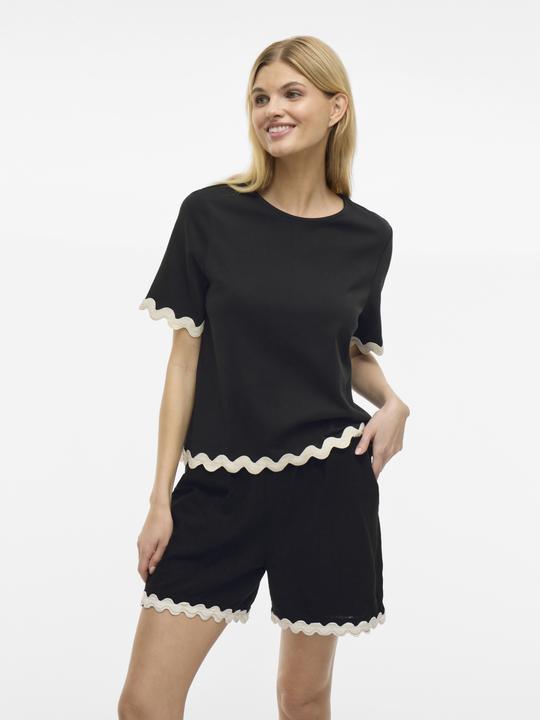 Produktbild Vila VICALISA Rundhals Oberteil mit kurzen Ärmeln (M)