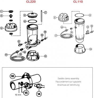 Immagine prodotto Hayward Coperchio interno Clorinatore e Brominatore CLX200B