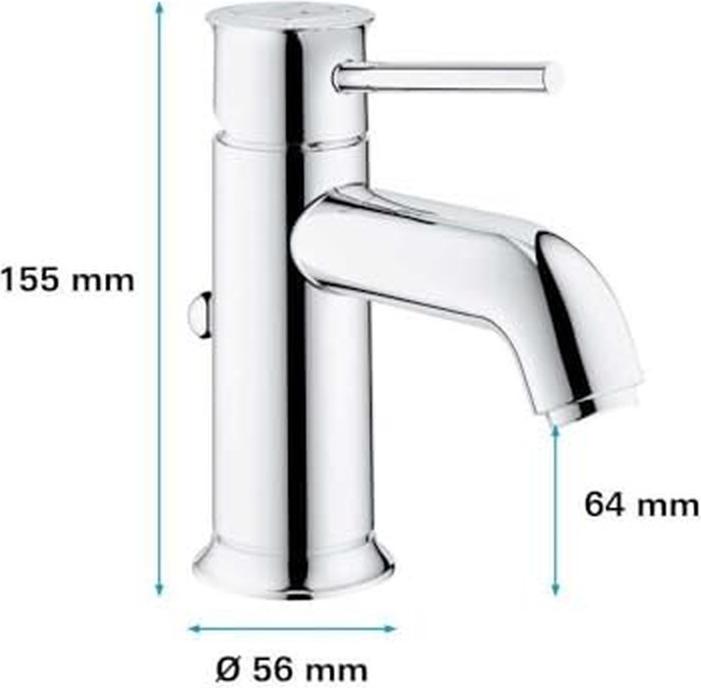 Immagine prodotto Grohe Miscelatore monocomando per lavabo Start Classic, 1/2". Dimensione S